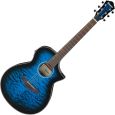 Ibanez AEWC16QA-TLH Transparent Blue Sunburst Westerngitarre Thumbnail 1