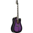 Ibanez ALT50FA-TVT Transparent Violet Sunburst Westerngitarre Thumbnail 3