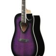 Ibanez ALT50FA-TVT Transparent Violet Sunburst Westerngitarre Thumbnail 6