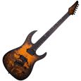 Legator N6FSS-DV Buckeye Burl Ninja Super Shred Multi-Scale E-Gitarre