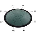 MEINL Sonic Energy 10" Compact Steel Tongue Drum h-moll 432Hz dunkelgrün Thumbnail 3