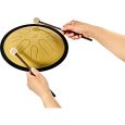 MEINL Sonic Energy 10" Compact Steel Tongue Drum d-moll 432Hz marineblau gold Thumbnail 4