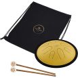 MEINL Sonic Energy 10" Compact Steel Tongue Drum d-moll 432Hz marineblau gold Thumbnail 5