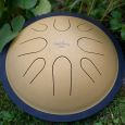 MEINL Sonic Energy 10" Compact Steel Tongue Drum d-moll 432Hz marineblau gold Thumbnail 10