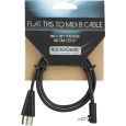 RockBoard Flat Kabel 3,5mm Stereoklinke auf MIDI Typ B 0,6m Thumbnail 3
