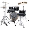 TAMA Imperialstar Drumset 5-teilig Hairline Black mit Becken & Hardware Set Thumbnail 2