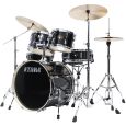 TAMA Imperialstar Drumset 5-teilig Hairline Black mit Becken & Hardware Set Thumbnail 3