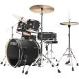 TAMA Imperialstar Drumset 5-teilig Blacked Out Black mit Becken & Hardware Thumbnail 2