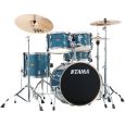 TAMA Imperialstar Drumset 5-teilig Hairline Blue mit Becken & Hardware Set Thumbnail 1