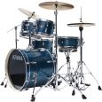 TAMA Imperialstar Drumset 5-teilig Hairline Blue mit Becken & Hardware Set Thumbnail 2