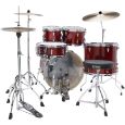 TAMA Imperialstar Drumset 5-teilig Burnt Red Mist mit Becken & Hardware Set Thumbnail 3