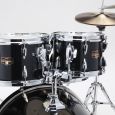 TAMA Imperialstar Drumset 6-teilig Hairline Black mit Becken & Hardware Set Thumbnail 5