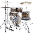 TAMA Imperialstar Drumset 5-teilig Coffee Teak Wrap mit Becken & Hardware Set Thumbnail 3