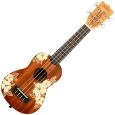 Kala KA-Hibiscus-S Sopran Ukulele Mahagoni mit Gigbag