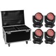 EUROLITE Set 4x LED TMH-X4 + Case mit Rollen Thumbnail 1
