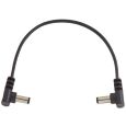 RockBoard Flat Power Kabel gewinkelt 15 cm Stromkabel für Pedalboard