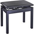 K&M 13992 Klavierbank höhenverstellbar schwarz mit Polster Kunstleder