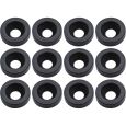 Göldo NP10B Halsbefestigungsbuchsen 12 mm schwarz (12er Pack)