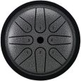 U-Turn Steel Tongue Drum 4" 8 Töne hammered silver Klanginstrument Thumbnail 1