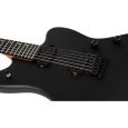 SPIRA Guitars J-400 MBK Satin Black E-Gitarre Thumbnail 6