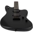 SPIRA Guitars J-400 MBK Baritone Satin Black E-Gitarre Thumbnail 4
