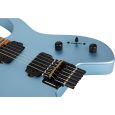 SPIRA Guitars S-400 Headless MPB Satin Blue E-Gitarre Thumbnail 7