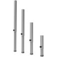 Global Truss variable Steckfüße (4 Stk) 60x60mm - 80-140cm GT Stage Deck