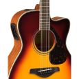 Yamaha FSX820C Brown Sunburst Thumbnail 3