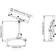TAMA MS734ELBK Iron Works Studio Mikrofonstativ extra niedrig Thumbnail 2