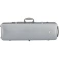 PURE GEWA Violinkoffer  Polycarbonat f. 4/4-1/2 Violine silber Thumbnail 1