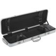 PURE GEWA Violinkoffer  Polycarbonat f. 4/4-1/2 Violine silber Thumbnail 5