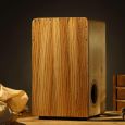 U-Turn Cajon 49 Premium Zebrawood-Optik mit seitlichem Schallloch Thumbnail 2