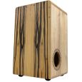 U-Turn Cajon 50 Premium Black & White Ebony mit seidlichem Schallloch Thumbnail 1