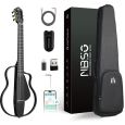 Natasha NBSG Smart Silent Nylon Guitar Bamboo Black Konzertgitarre Thumbnail 3