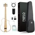 Natasha NBSG Smart Silent Short Scale Bass Bamboo Reisebass Thumbnail 2