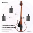 Natasha NBSG Smart Silent Short Scale Bass Bamboo Reisebass Thumbnail 4