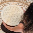 Meinl Sonic Energy Wave Drum 20" Flower of Life mit Ziegenfell Thumbnail 5