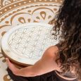 Meinl Sonic Energy Wave Drum 22" Flower of Life mit Ziegenfell Thumbnail 5