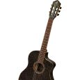 Ortega The Private Room 4/4 Black Rainbow Sparkle Konzertgitarre inkl. Gigbag Thumbnail 4