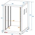 Stahl-Rack 19 Zoll 18 HE Thumbnail 3