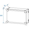 Effektrack CO DD, T:36cm, 6HE, schwarz Thumbnail 6