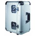 Platten-Case ALU 75/25, silber, Trolley Thumbnail 3