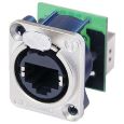 NEUTRIK Ethercon Durchgangs-Einbaubuchse NE 8 FDP Thumbnail 1