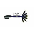 Kabel SA-15 Scart-Kabel/6x Cinch, 1,5m Thumbnail 1