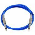 Klinke/Klinke Kabel KC-15 1,5m blau Thumbnail 1