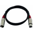 Kabel MC-05R,0,5m,schw/rot,XLR m/f,symm. Thumbnail 1