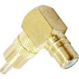 Adapter Cinchstecker / Cinchbuchse 90° Cinchwinkel Thumbnail 1