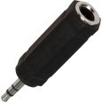 Adapter 3,5mm Klinkenstecker auf 6,35 Buchse stereo Thumbnail 1