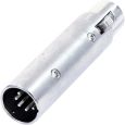 Adapter DMX XLR-Kupplung 3P /XLR-Stecker 5P Thumbnail 1