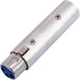 Adapter DMX XLR-Kupplung 3P /XLR-Stecker 5P Thumbnail 2